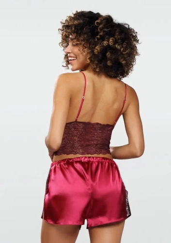 Souprava krajky Maroon Lace Set