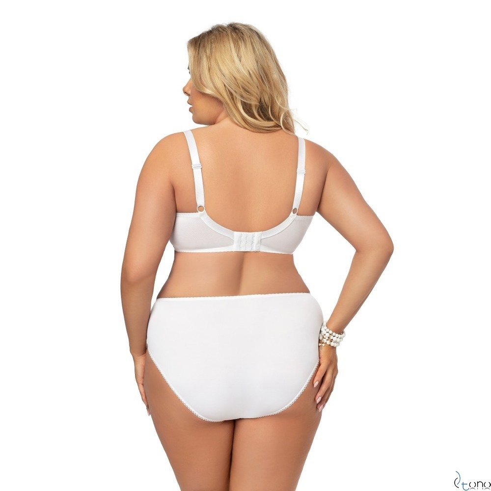 K378 BIG white soft bra VICTORIA
