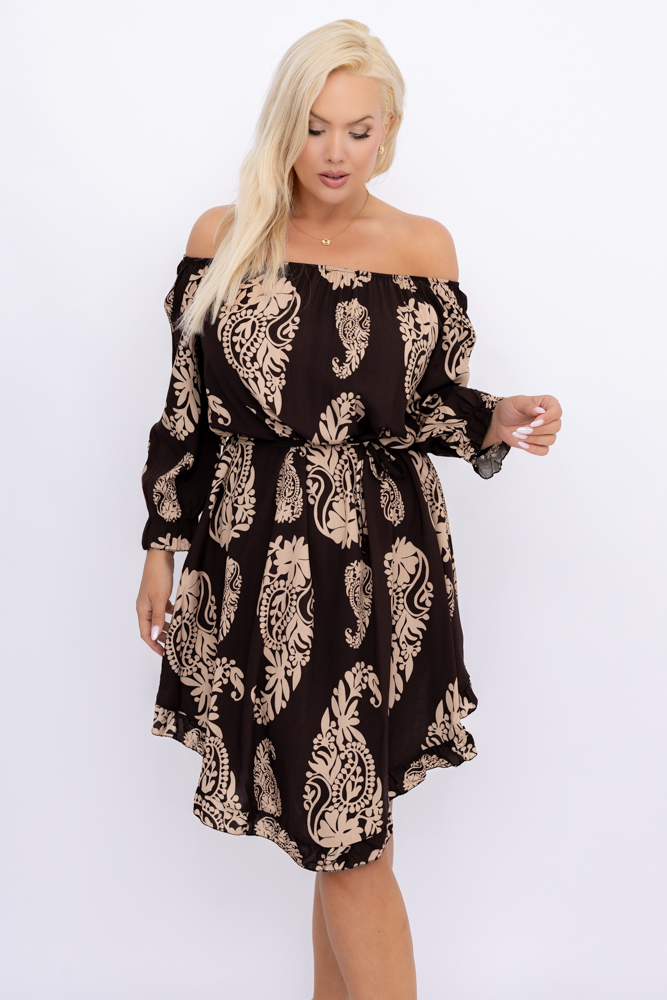 Sukienka w kwiaty VOMI Wzór 8