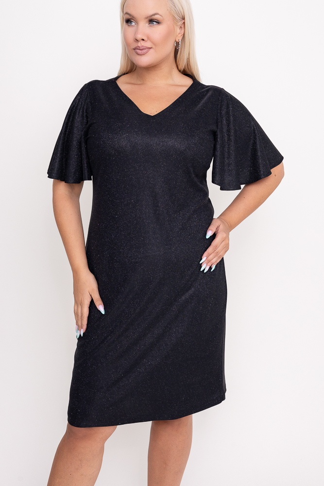 Vestido negro de purpurina