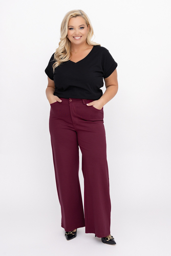 Cherry Pants mit asymmetrischem Verschluss