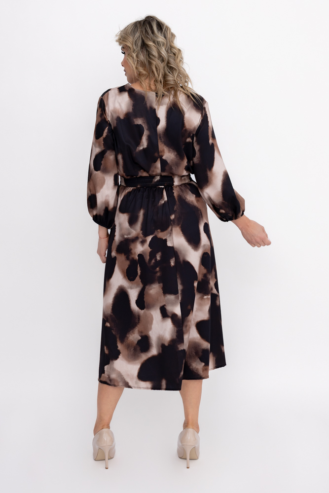 Kleid mit Gürtel Muster 1