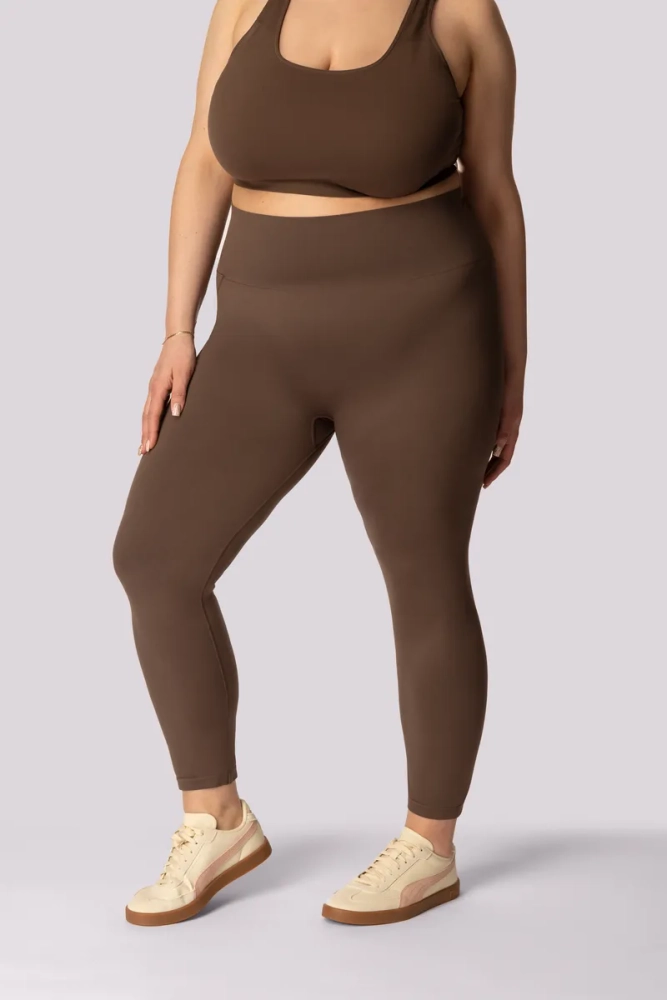 Coffee Leggings med lomme