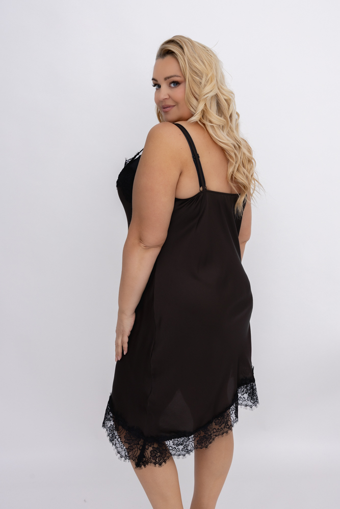 Czekoladowa Halka satynowa