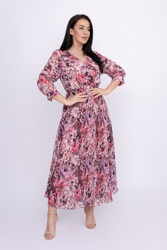 Sukienka plisowana KEMELI Wzór 9