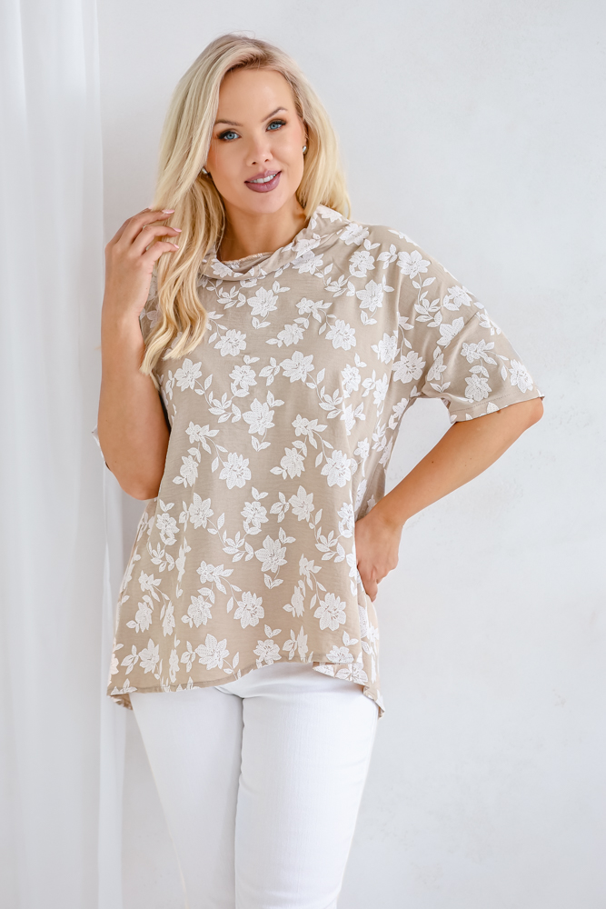Beige Bluse
