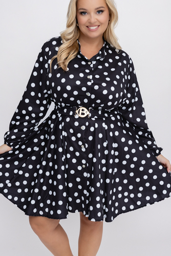 Kleid mit Gürtel Muster 3