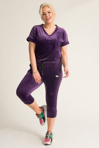 Purple MILKIN Velour Set