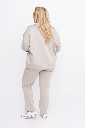 Conjunto de chándal beige claro
