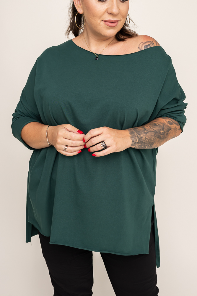 Butelkowozielona Bluzka