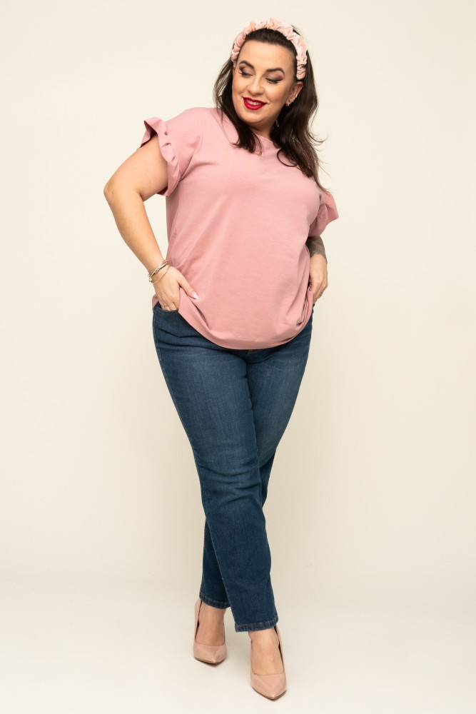 Powder pink BELLO blouse