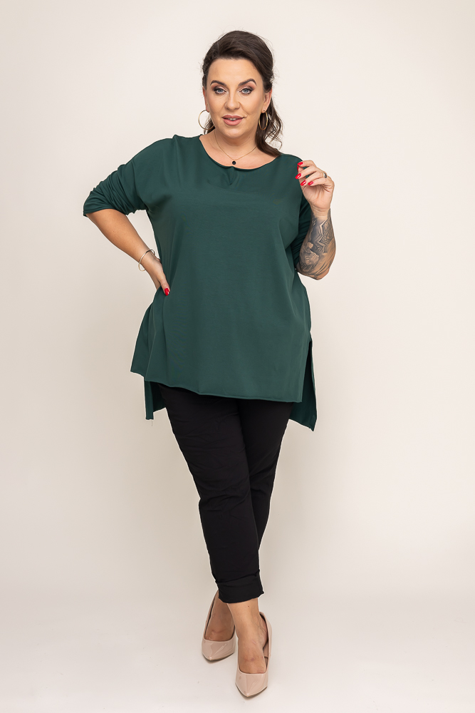 Butelkowozielona Bluzka