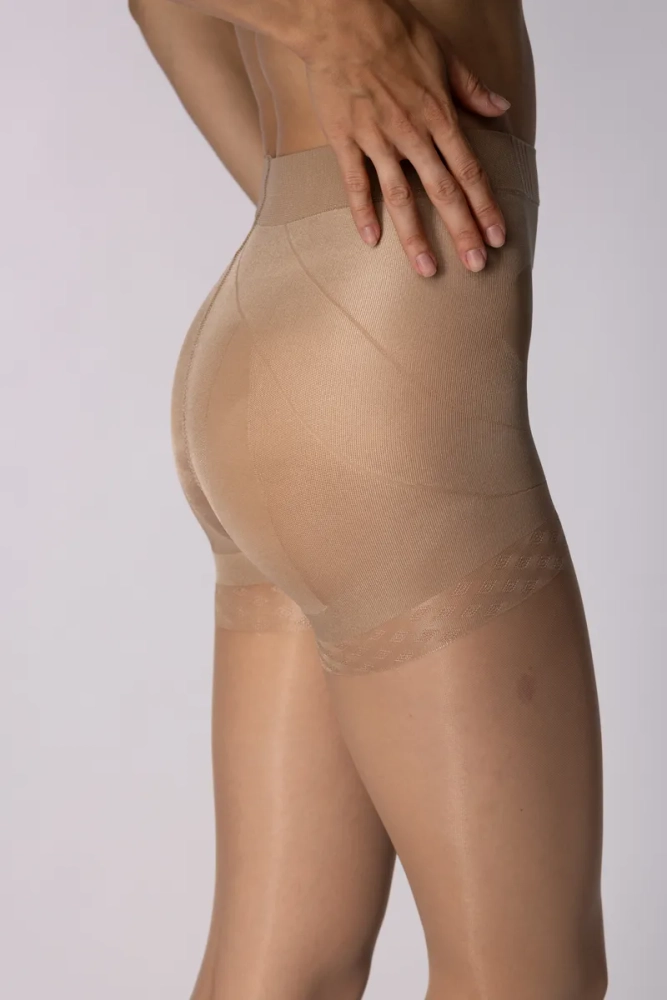 Rajstopy SOFIA Plus Size DESERT ROSE