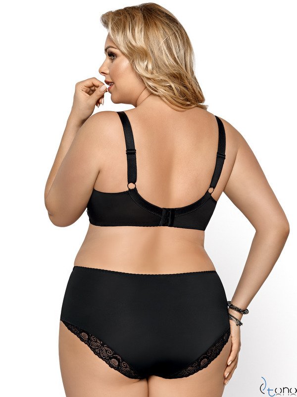 K425 soft BIG black bra CASABLANCA