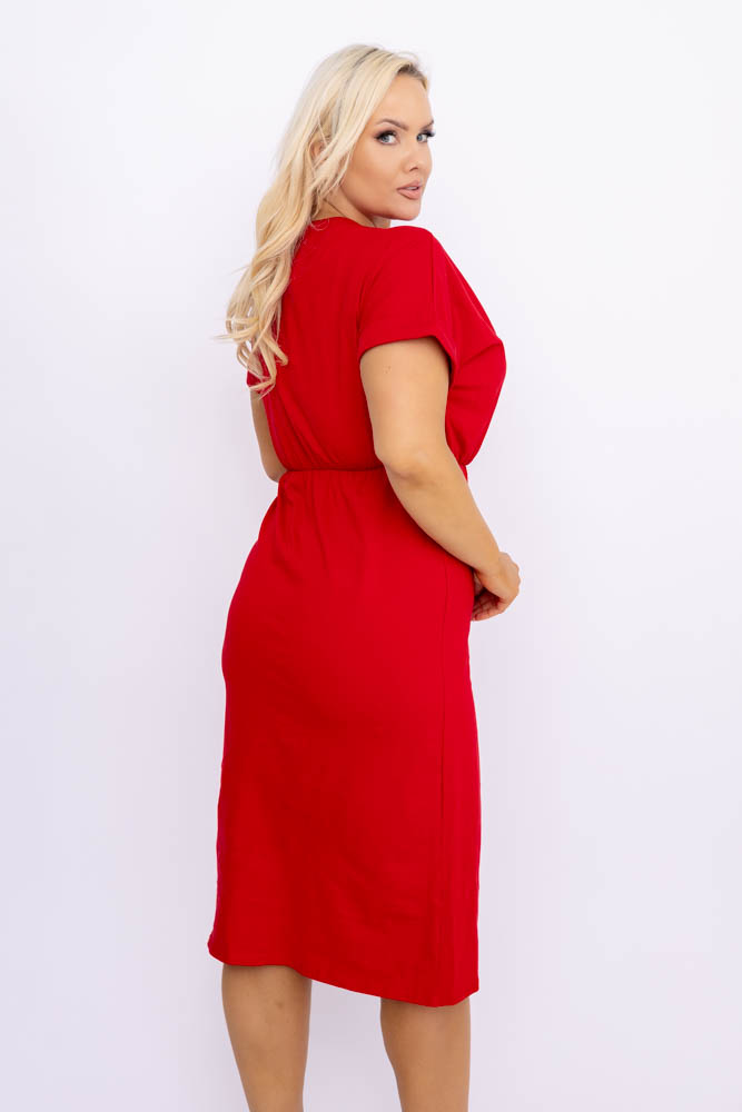 Czerwona Sukienka KENEZI