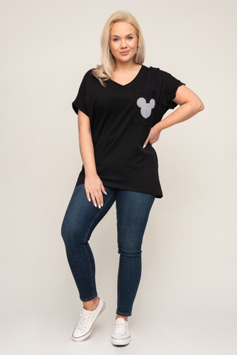  Black MINSI Blouse