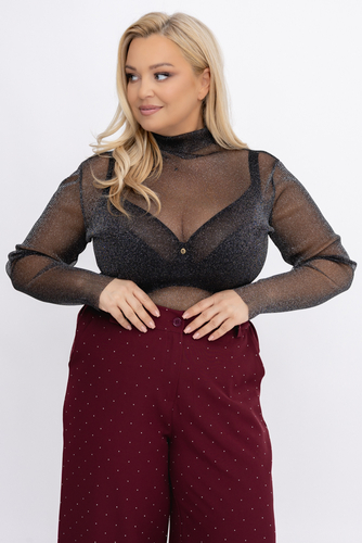 Silver Glitter Blouse