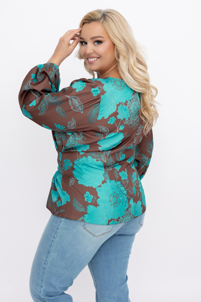 Bluse mit Schleifen Muster 1