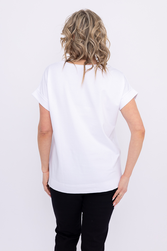 Weiße Bluse
