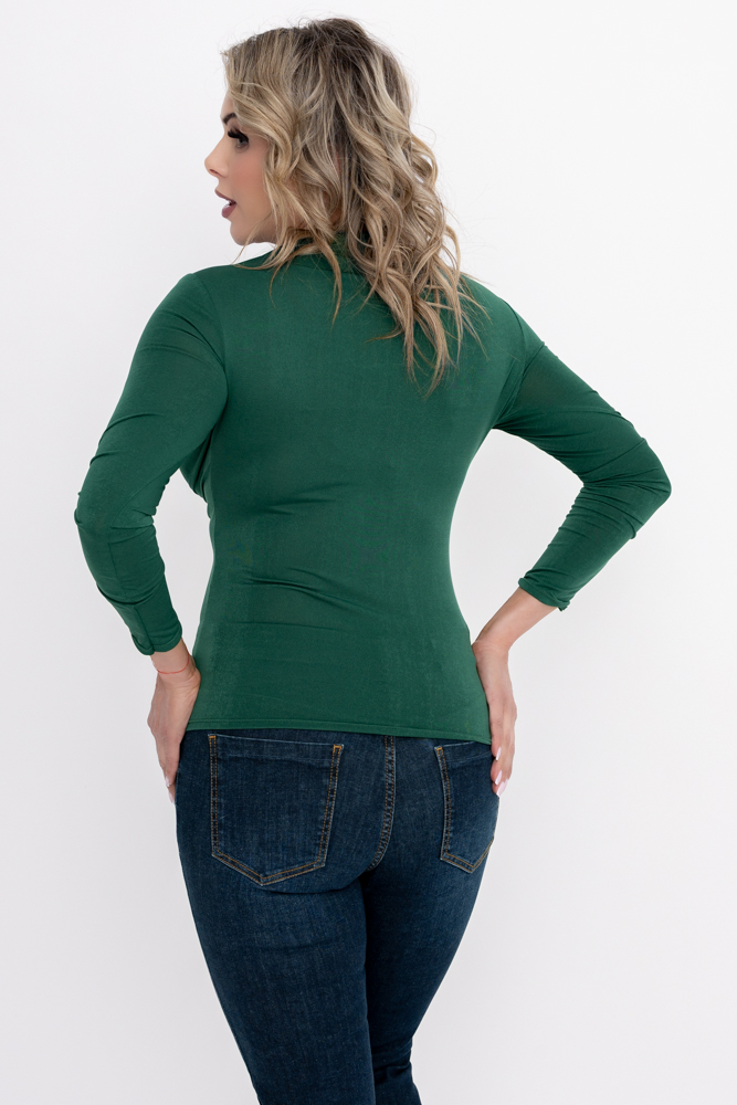 Flaschengrüne Bluse