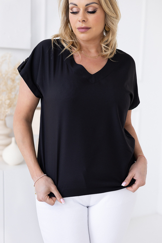 Schwarze Bluse