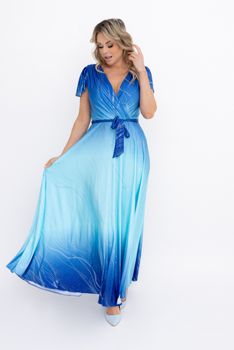 Rochie din brocart floarea porumbului