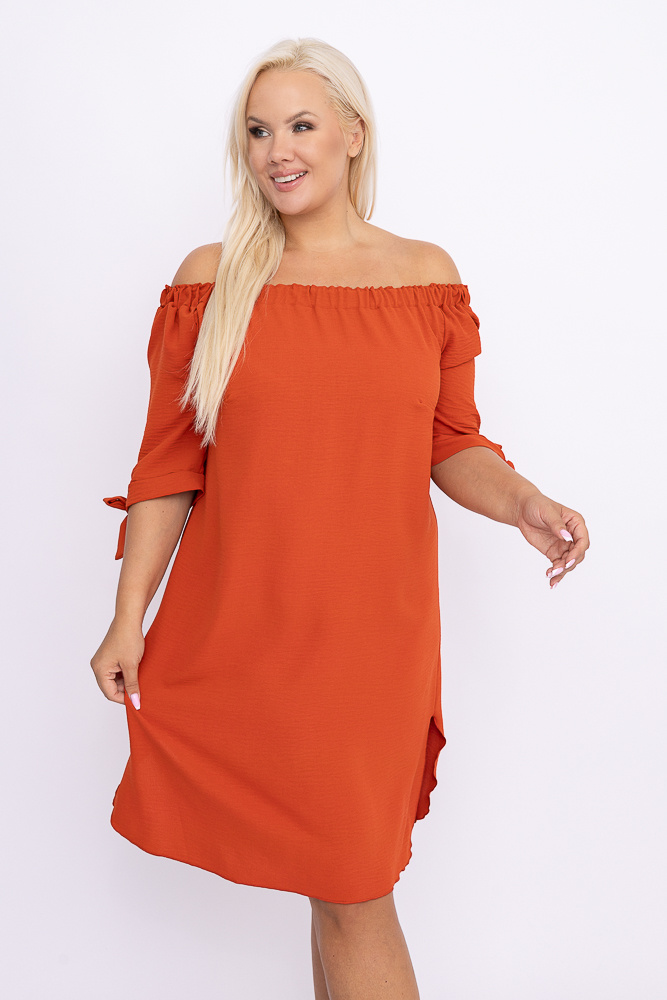VALENCIA Spanish Dress Plus Size Fuchsia