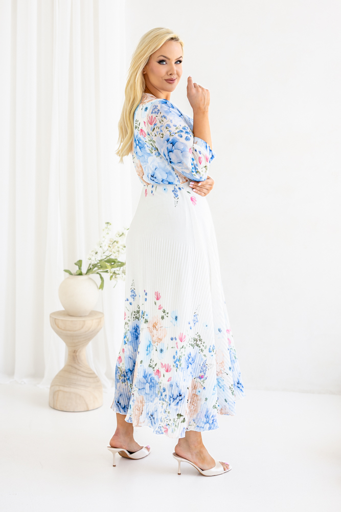 Sukienka plisowana KEMELI Wzór 13