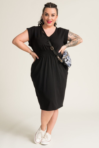 Black Welt Dress IVETTA