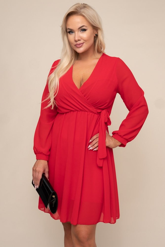  Red Elegant Dress PERLA