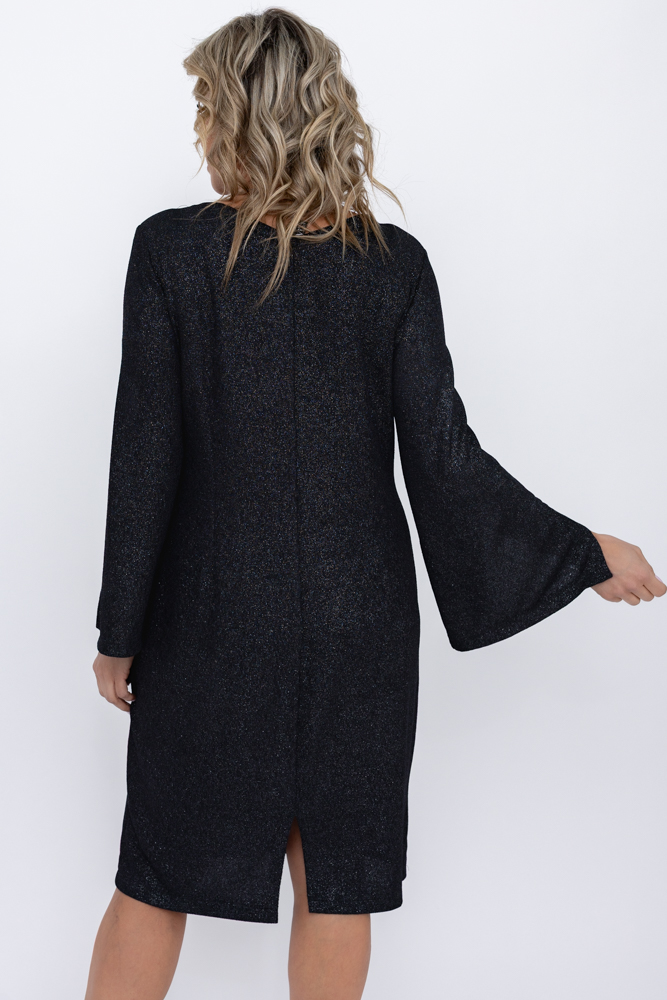 Czarna Sukienka błyszcząca