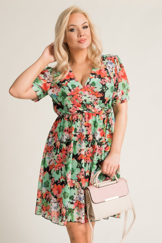 SENTIGA floral dress Pattern 1
