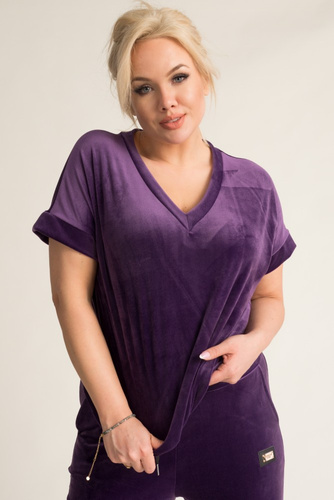 Purple MILKIN Velour Set