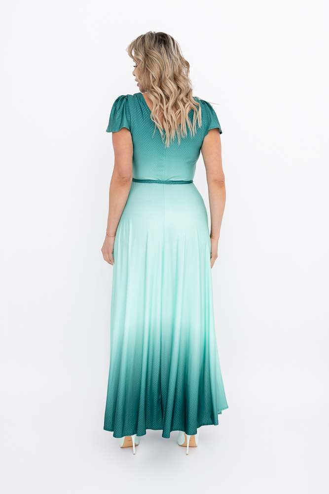 Rochie din brocart floarea porumbului