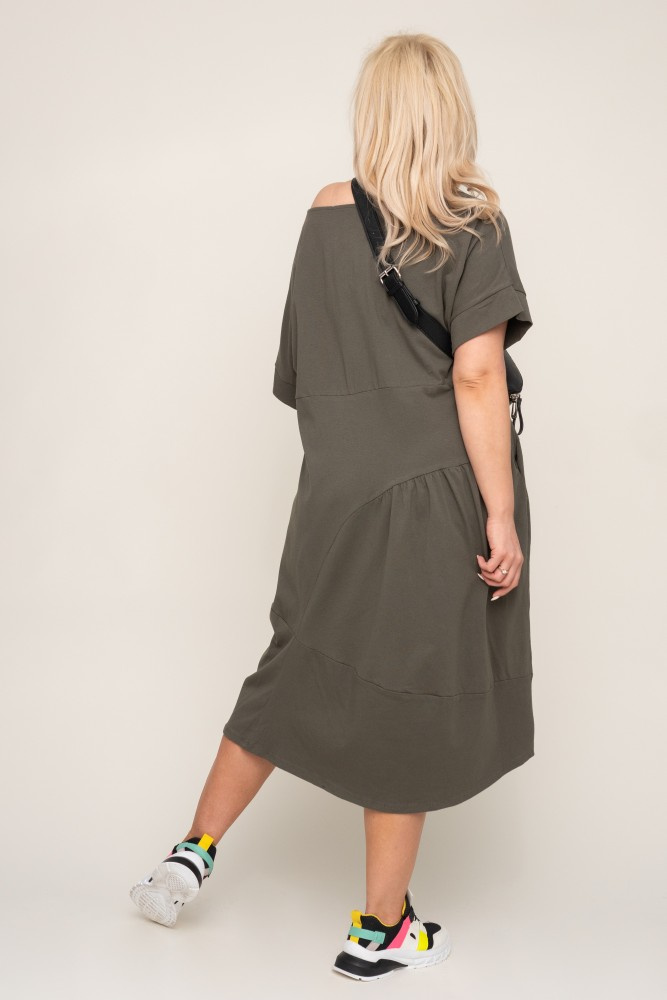 Khaki Sukienka GABORI