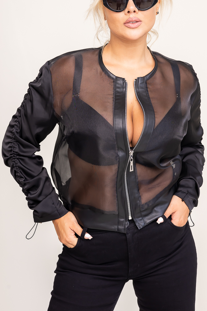 Schwarze Jacke Muster 2