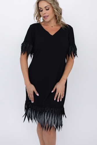 Fuchsia Glitzerkleid