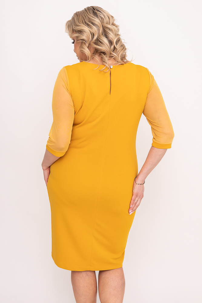 Musztardowa Sukienka