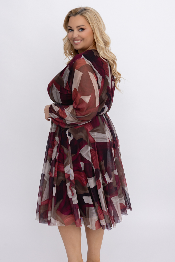  Sukienka siateczkowa Wzór 4