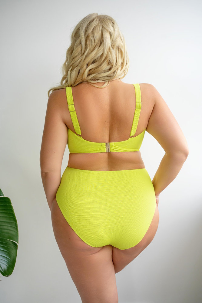 Lime Highwaist Swimsuit Bottoms