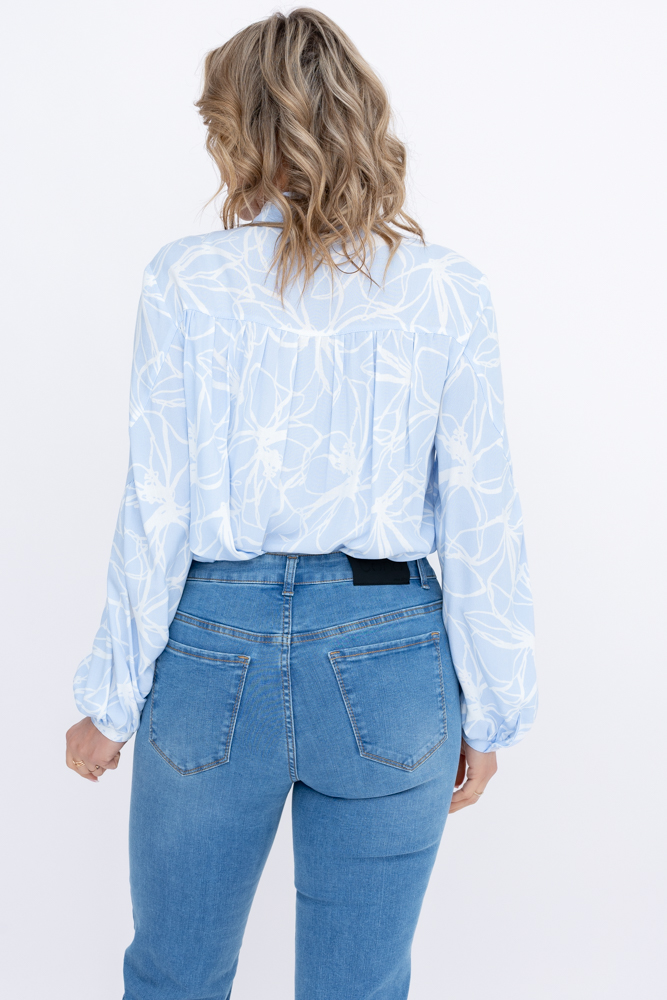 Camisa con mangas buff Wzór 13