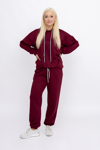 Set de sudadera café