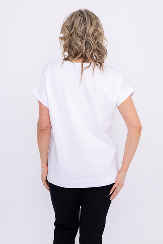 Weiße Bluse