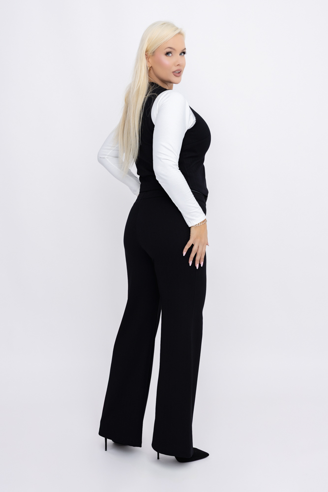 Pantalon noir avec ceinture