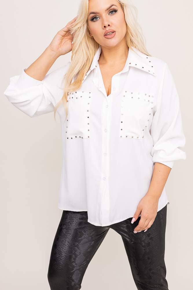 Biała Koszula PERMUZI