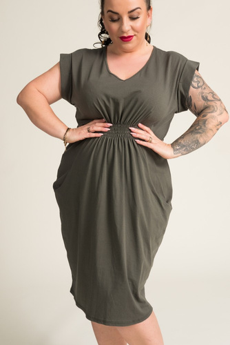  Khaki Welt Dress IVETTA