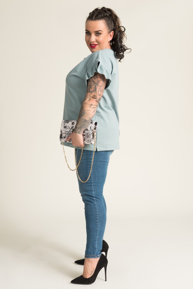 Dove Blue BELLO Blouse