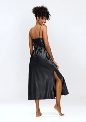 Black Satin Petticoat