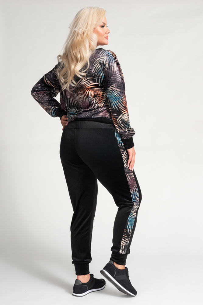  VINTIORI Velour Tracksuit Set Pattern 2