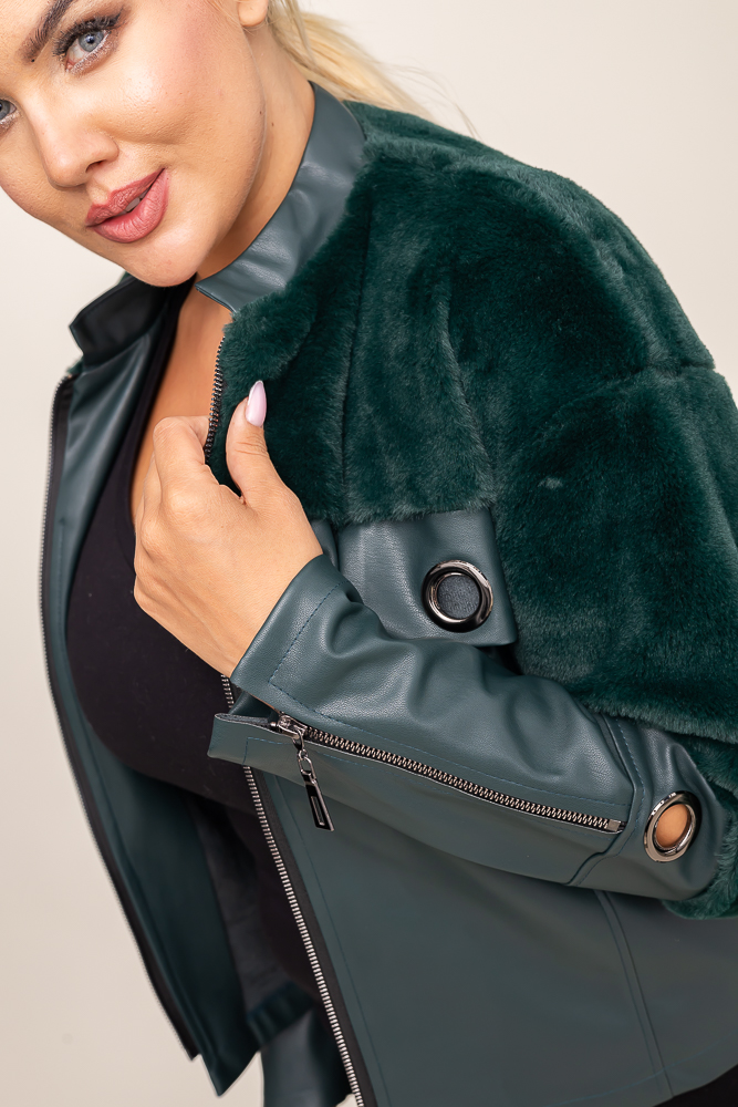 Veste vert bouteille Modèle 2